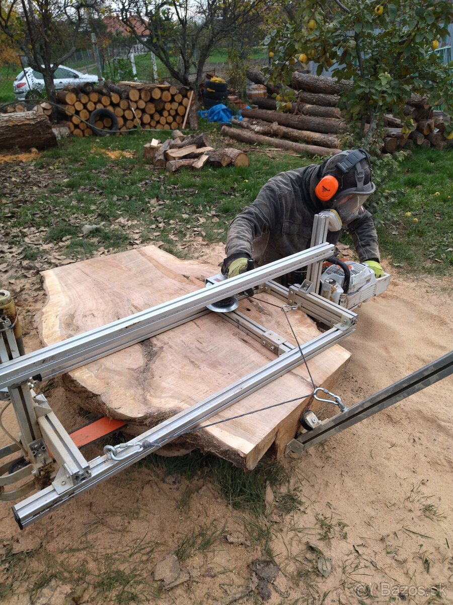 Predám systém na pílenie kmeňov na fošne - 4