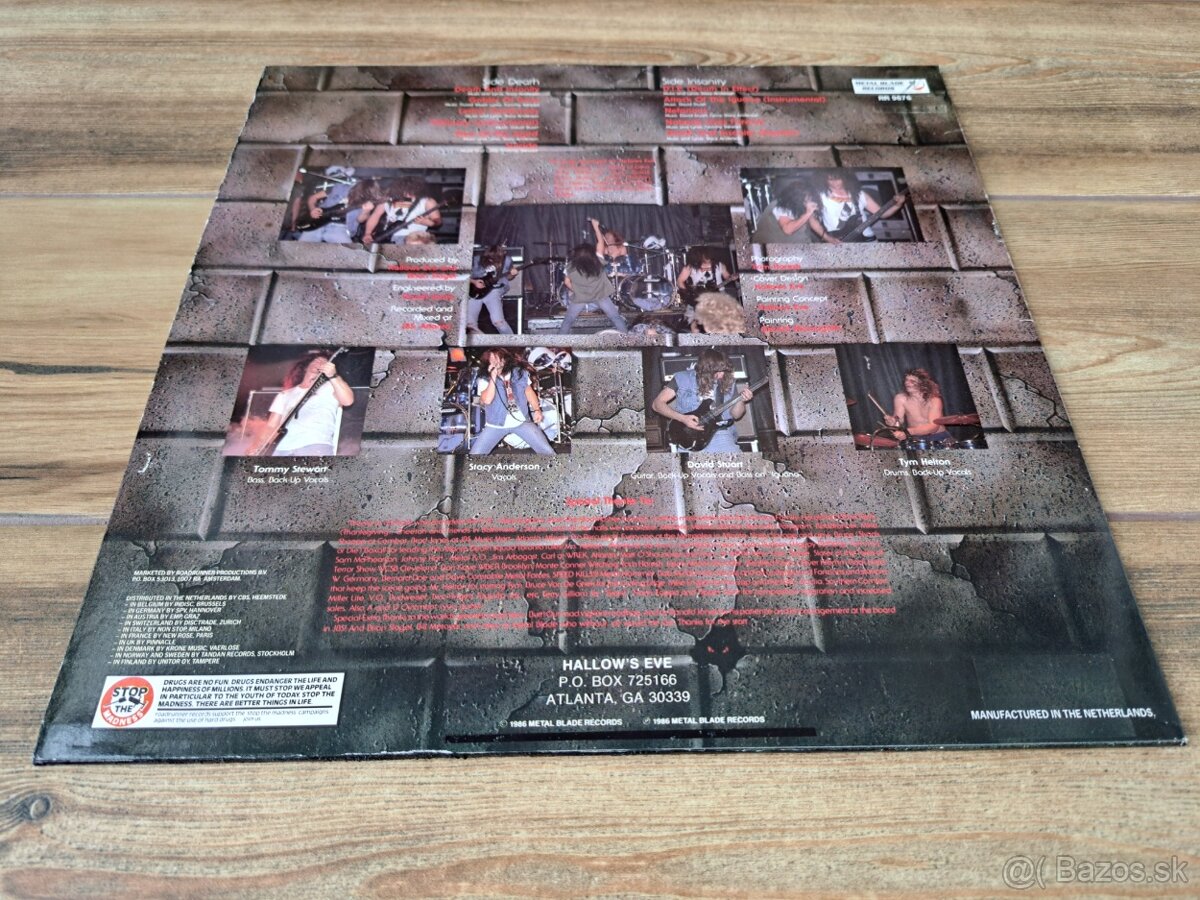 Lp HALLOWS EVE - Death & Insanity - 4