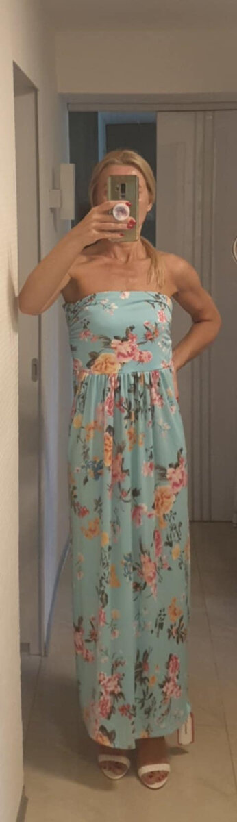 Nádherné dlhé šaty nove, nenosené - 4