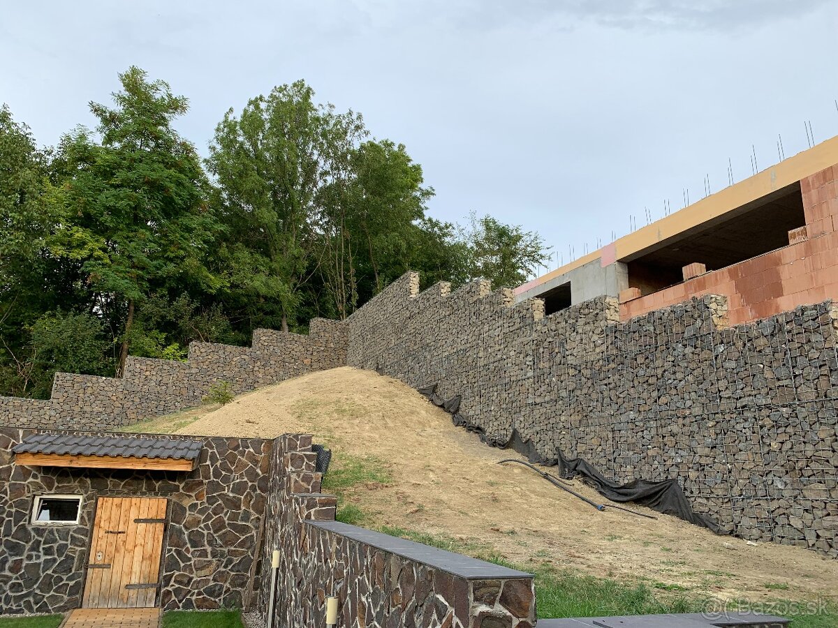 GABIONY, gabionové ploty a oporné múry na kľúč. - 4