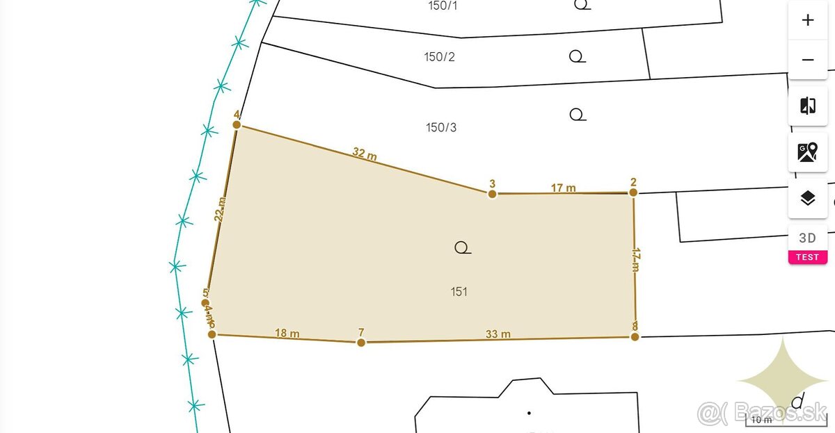 Na predaj stavebný pozemok na RD v obci Tehla, 1025 m² - 4