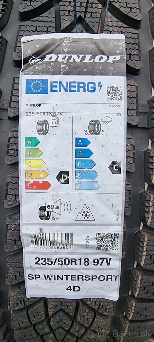 Zimne pneumatiky Dunlop 235/50R18 - 4