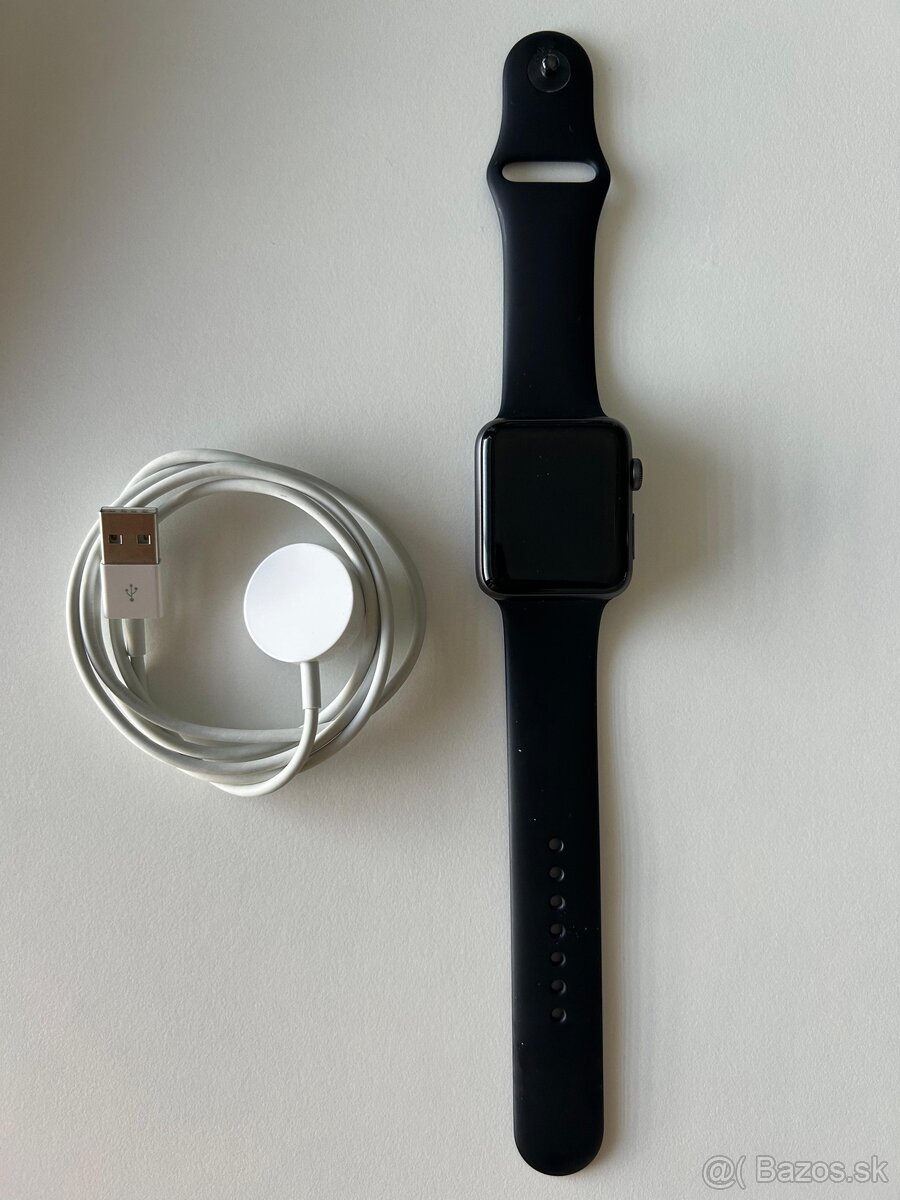 Apple watch 3 42mm (baterka 90%) + kábel, krabica - 4