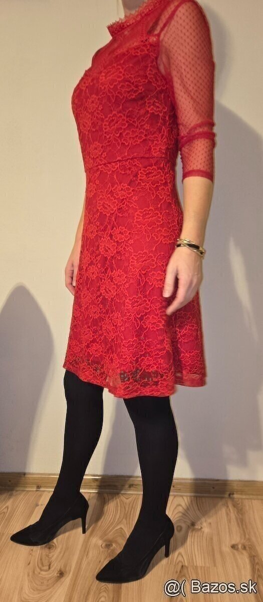 Dámske šaty 34-červené - 4