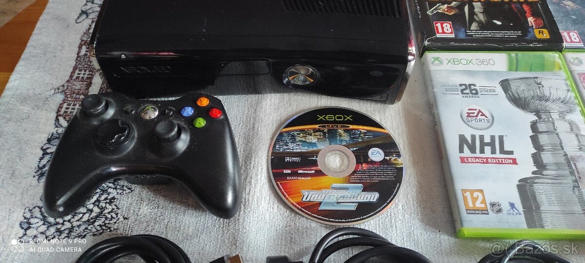 Xbox 360 slim 250gb+hry - 4