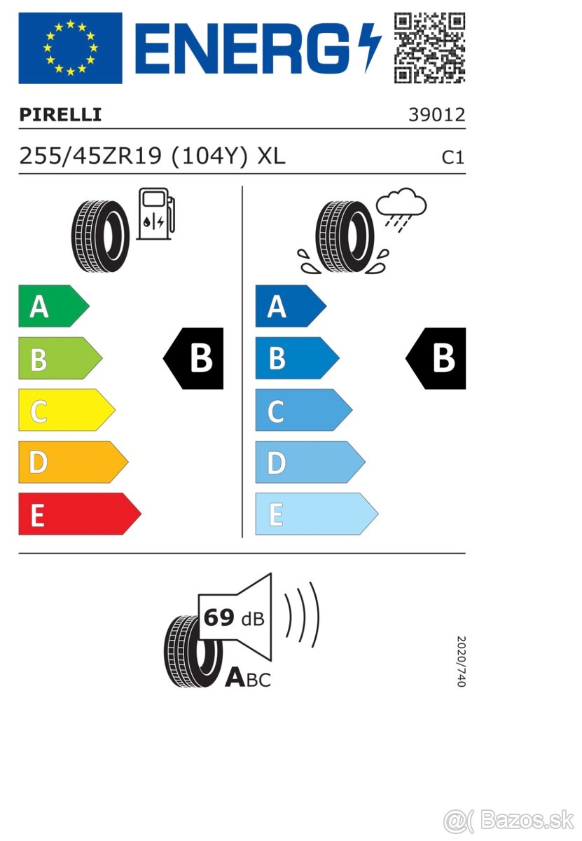 Pirelli 255/45R19 104Y letné - 4