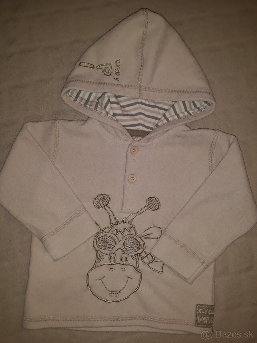 Tričká a svetre v.80 - 7 ks - 4