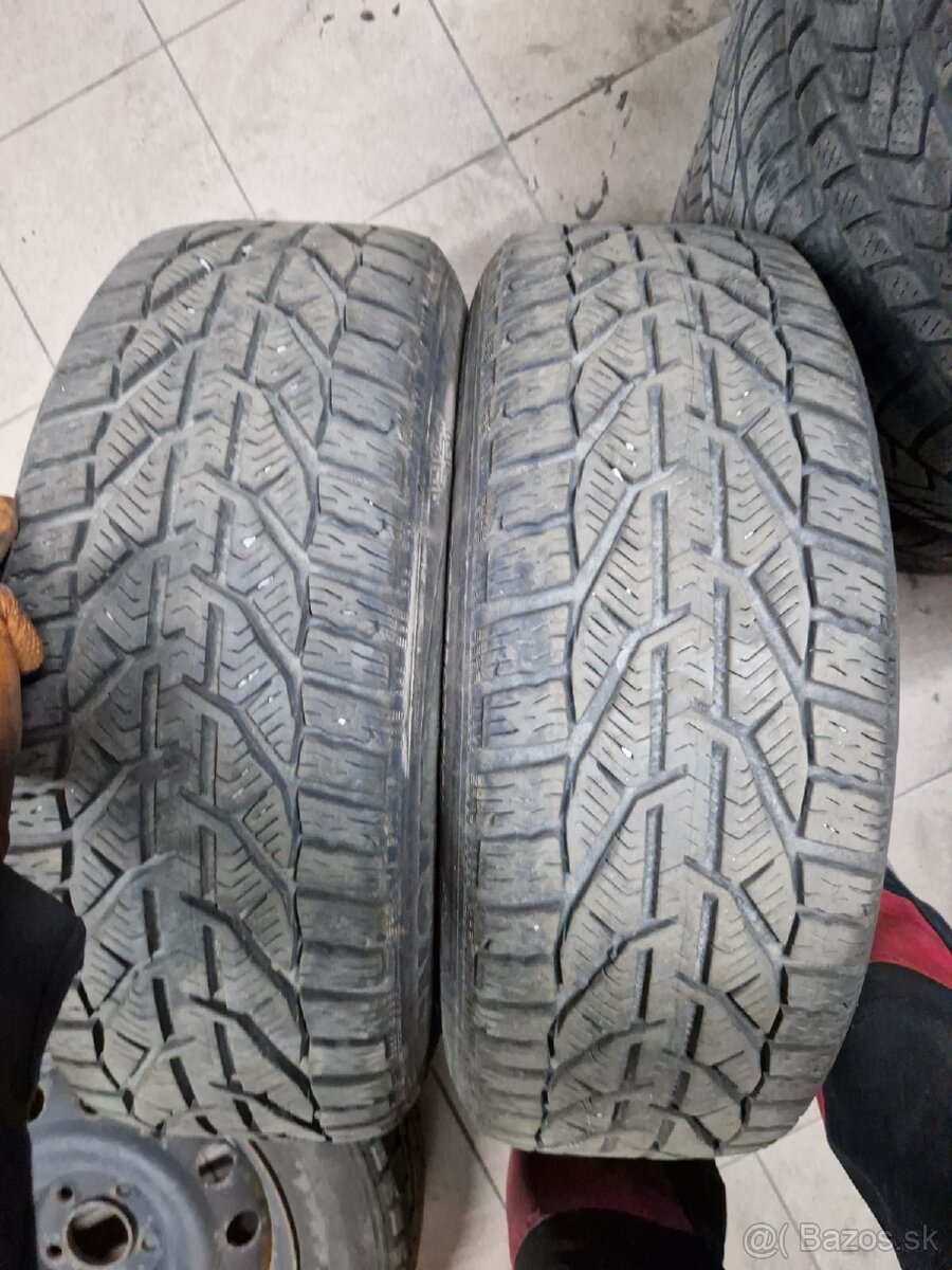 Disky 5x108 R16 obuté zimné pneumatiky 215/60R16 - 4