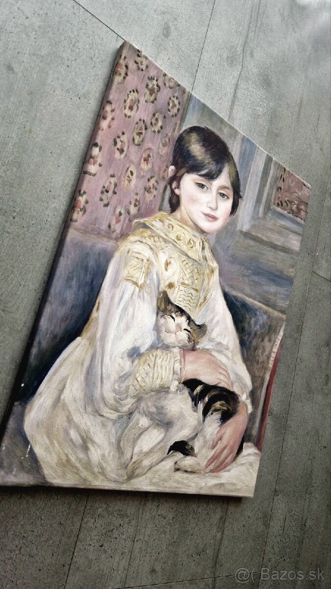 Reprodukcia od Renoira "Julie Manet s mačkou" - 4