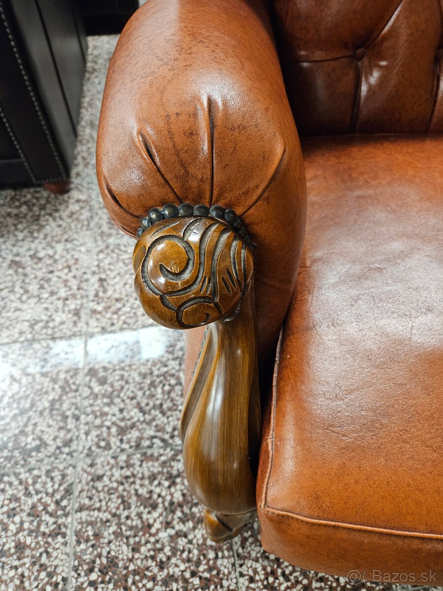 CHESTERFIELD V ANGLICKOM ŠTÝLE,V TOP STAVE-VIANOČNÁ ZĽAVA - 4