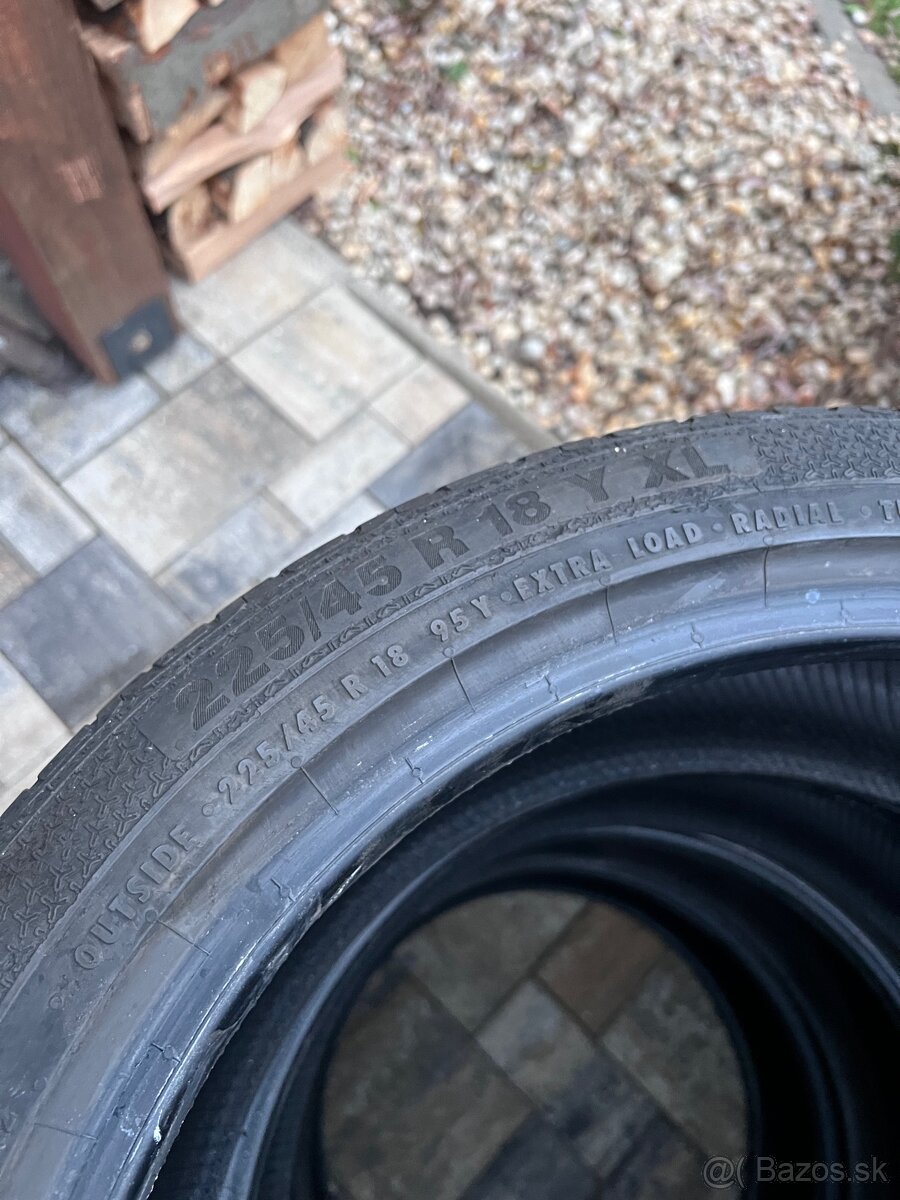 Letné pneumatiky 225/45 R18 Michelin/ Barum - 4