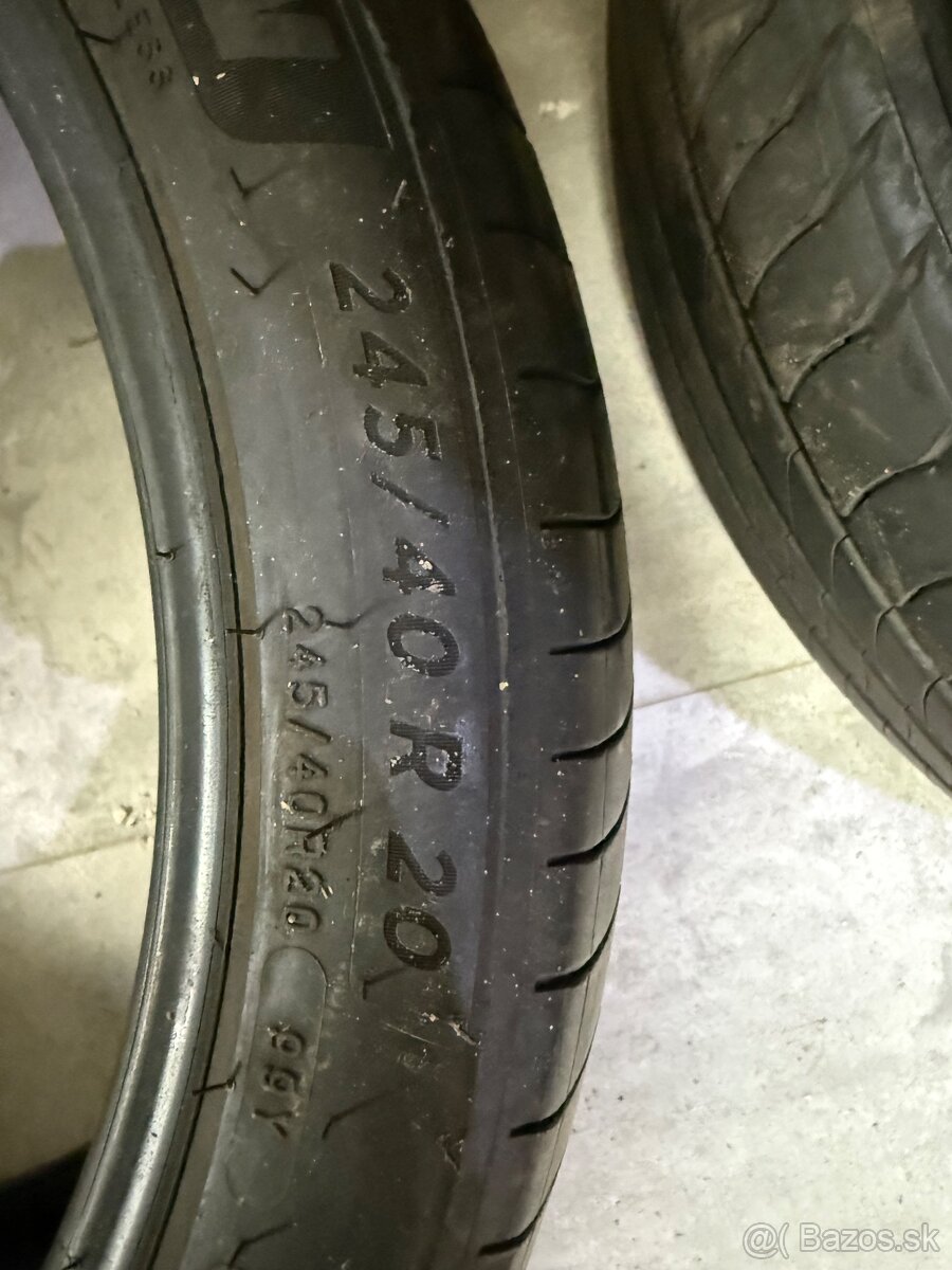 Letne pneumatiky michelin dvojrozmer- 245/40 R20 a 275/35 - 4