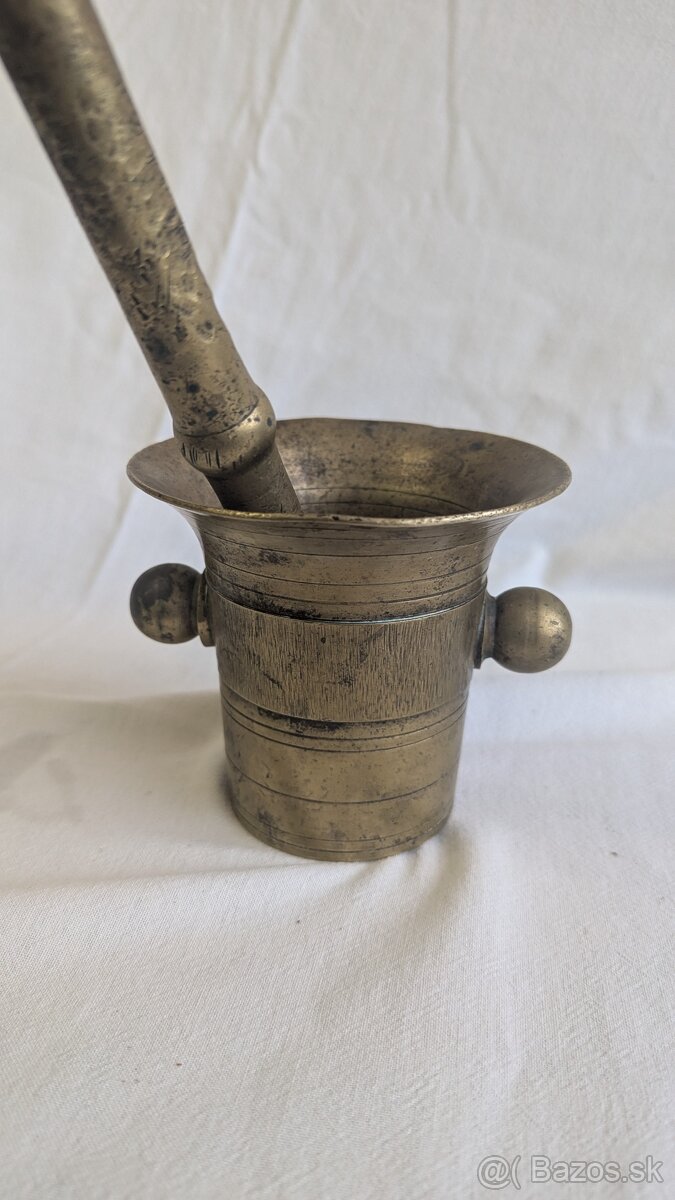 Predám 2 mosadzné mažiare - 4