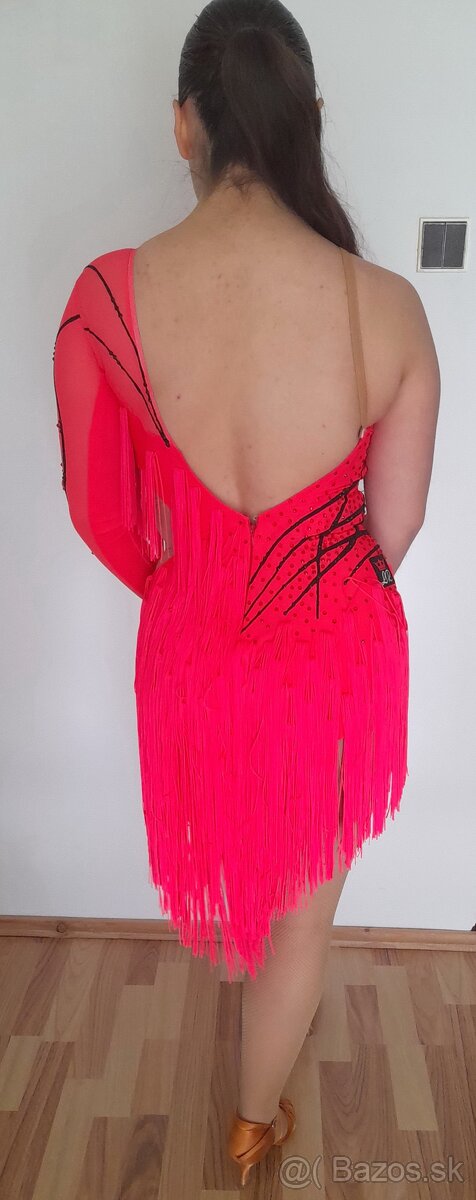 Šaty na spoločenské tance - latino č.M - 4