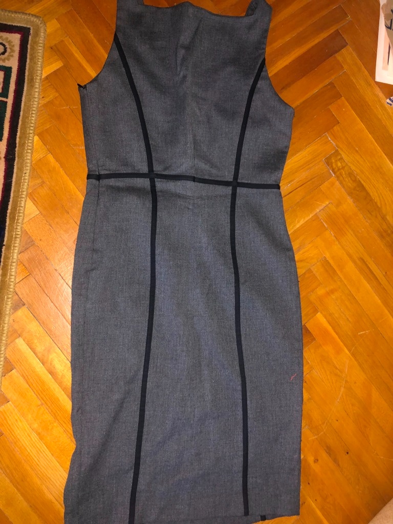 šaty, biznis štyl, prechodne obdobie, vel S/M - 4