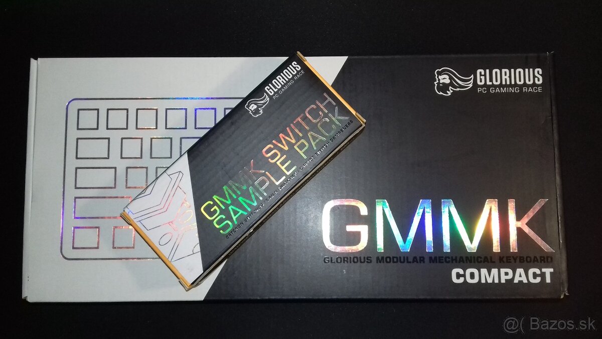 Glorious GMMK Compact 1. gen (Biela) - 4