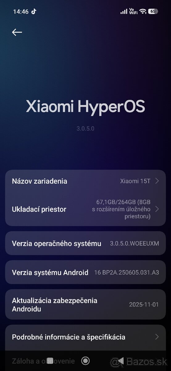Vymením XIAOMI 15T 12/256 - 4