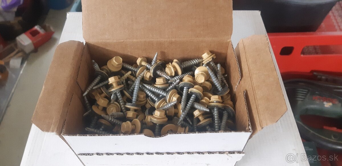 Farmárske skrutky 4,8x35 RAL 1002 - 4