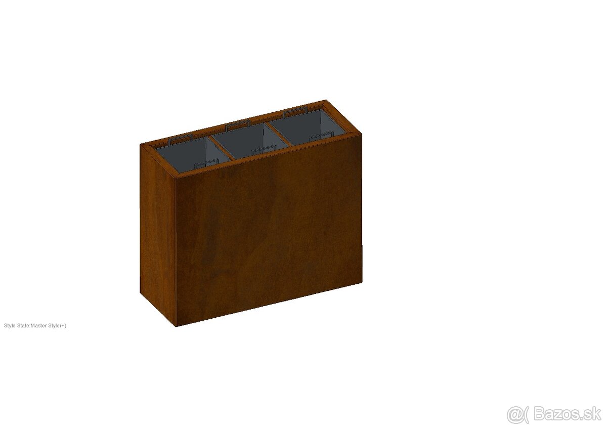 Corten kvetináč / vyvýšený záhon / kvetinac/ zahon /CORTEN - 4