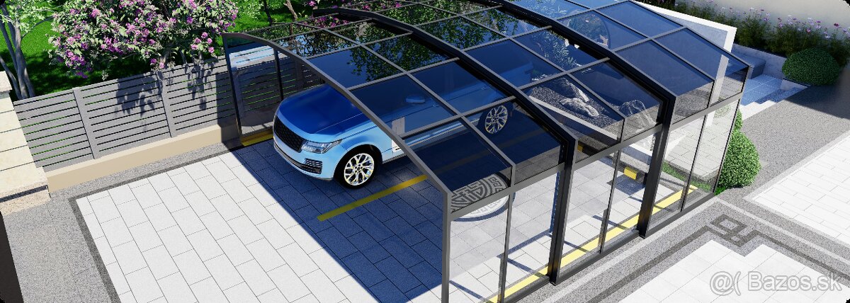 Prístrešok pre auto a pergola v jednom - 4