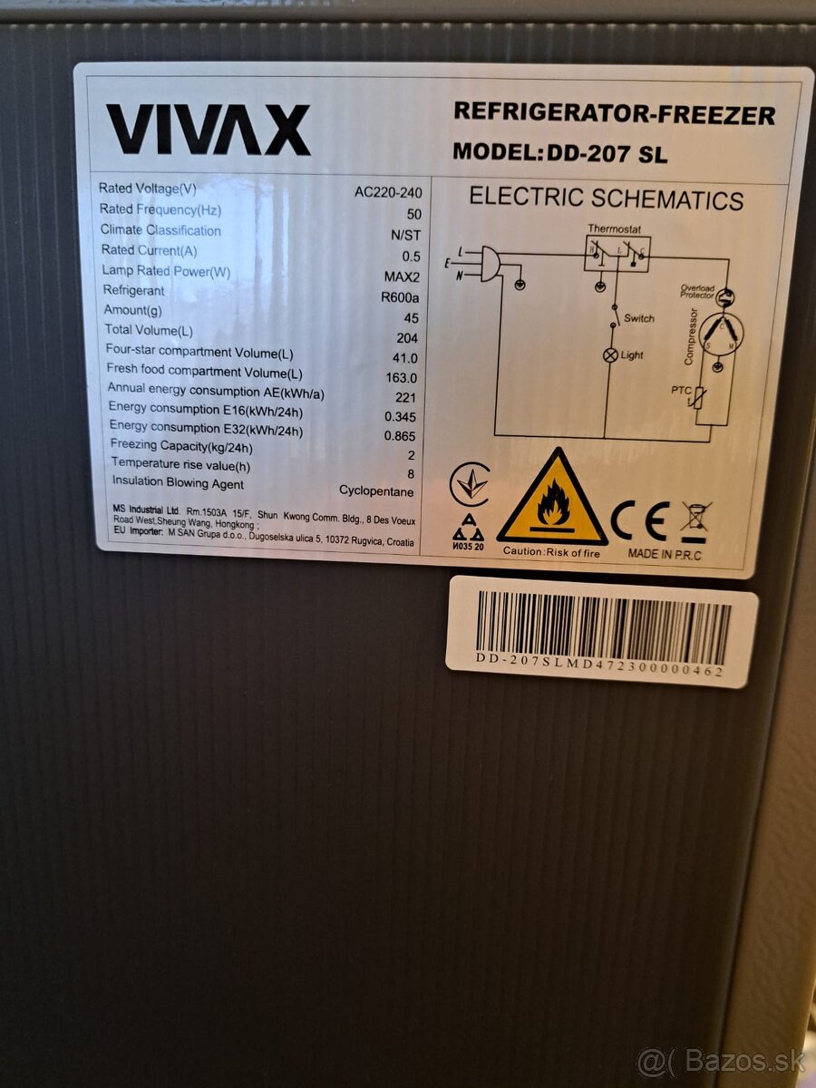 Chladnička s mrazničkou - 4