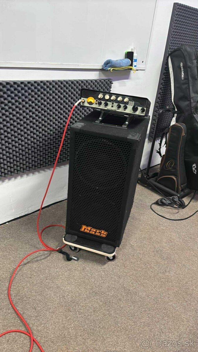 Basgitarovy zosilovac Ashdown RM220W + bedňa 2x10 - 4