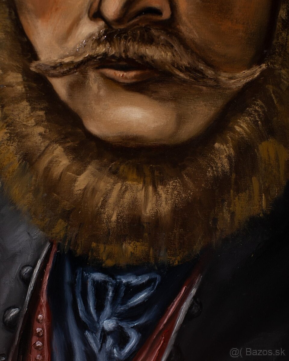 Portrét Ľudovít Štúr - tradičná olejomaľba - 4