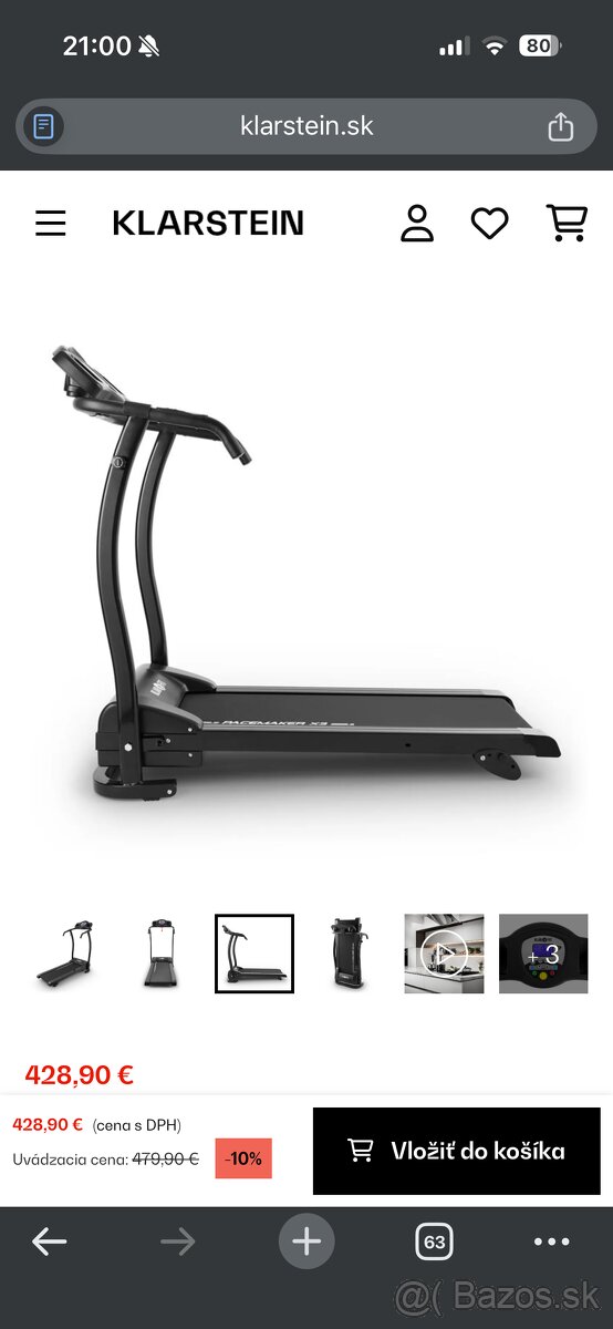 Klarstein Pacemaker X3 bežecký pás - 4