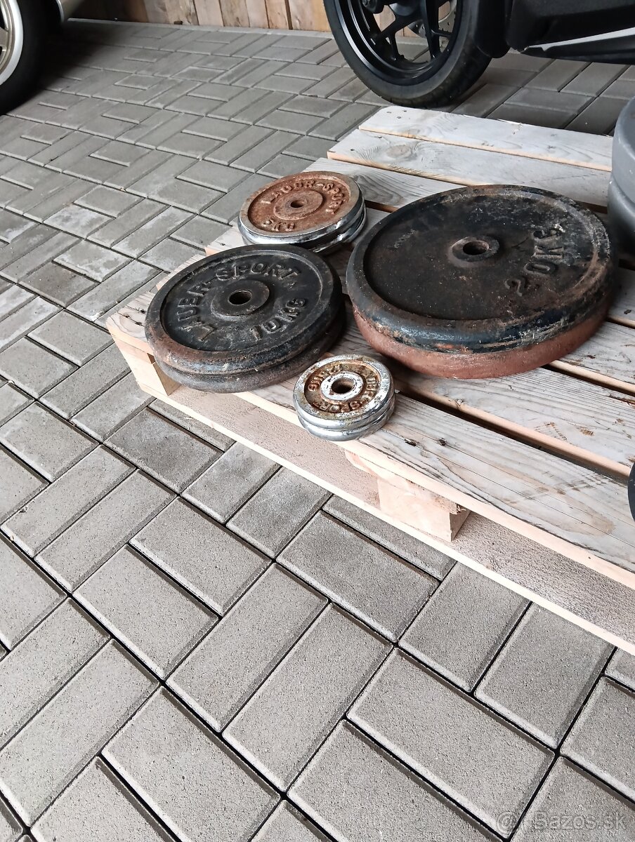 Kotúče, závažia , ez tyč, tyč - 4