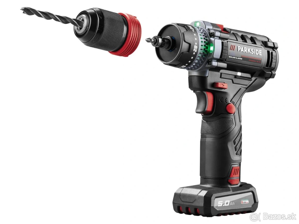 Úplne nový Parkside Performance vŕtací skrutkovač 12V 80 Nm - 4