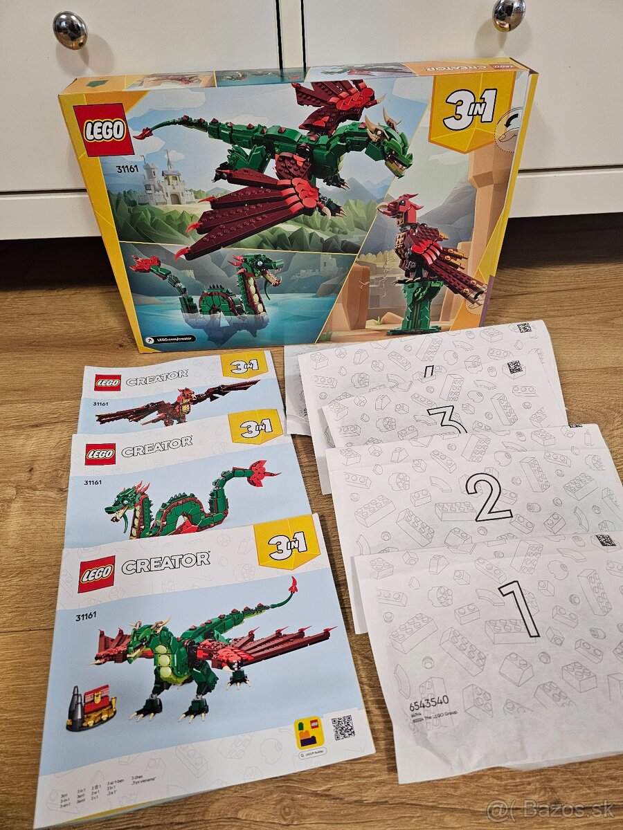 Lego Creator 31161 3v1 Stredoveký drak - 4