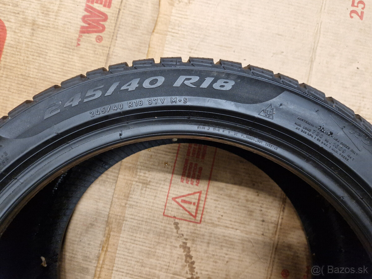 245/40 r18 zimne pneumatiky 2ks 245 40 18 p - 4