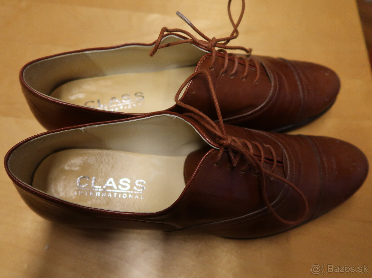 Dámske kožené poltopánky - 4