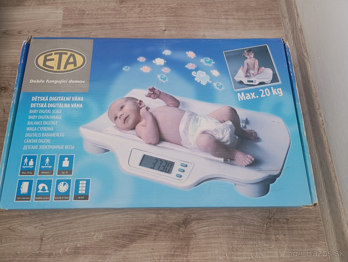 Dojčenecká digitálna váha ETA 7771 - 4