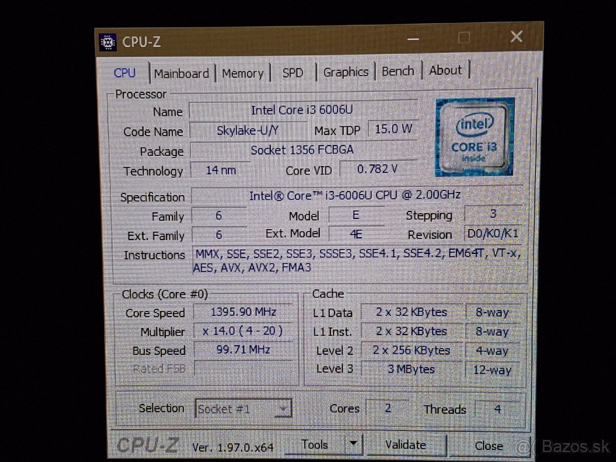 Lenovo 15,6" Ideapad i3-6006 8GB-bez LCD - 4