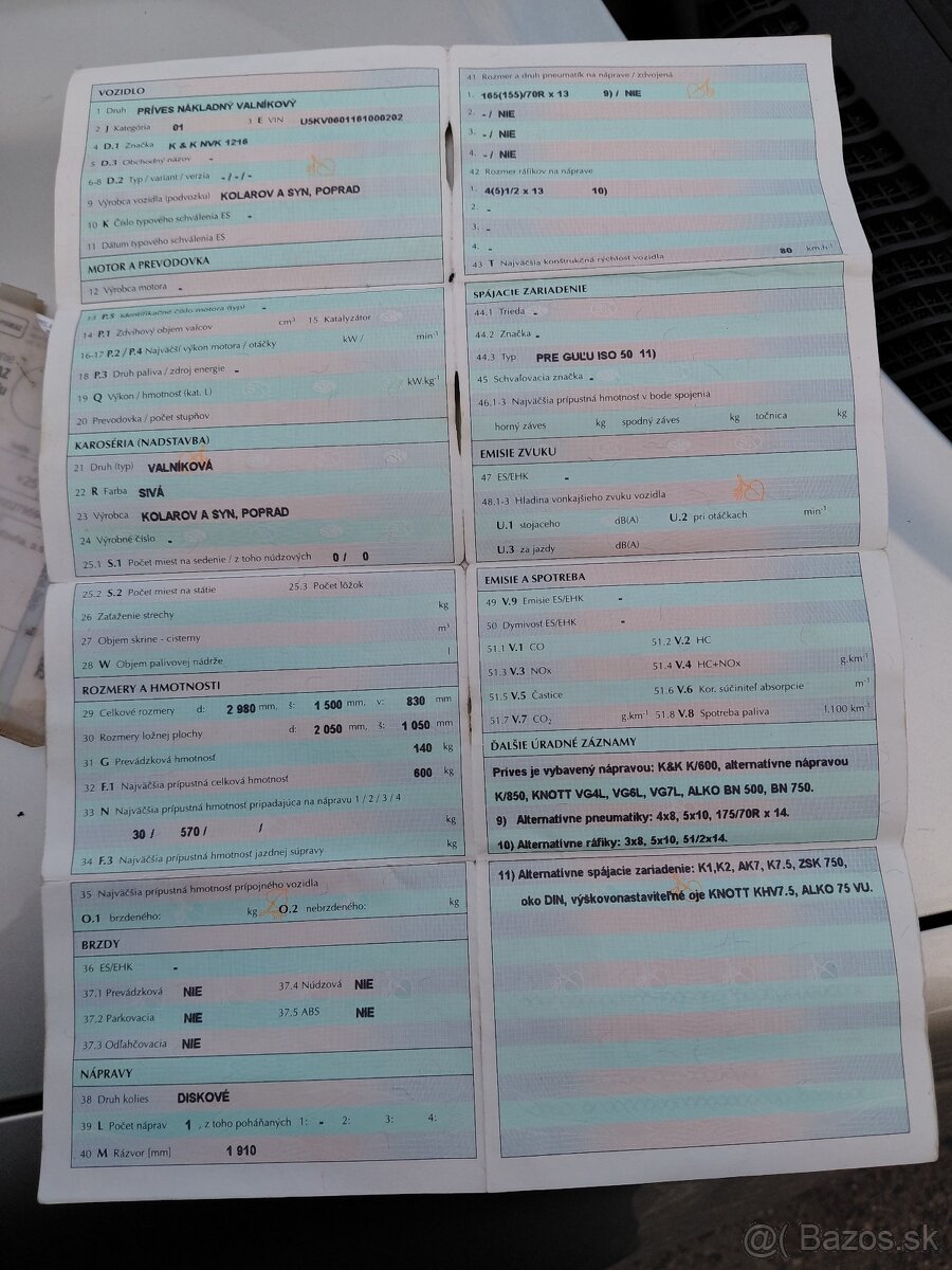 Prívesný vozík - 4