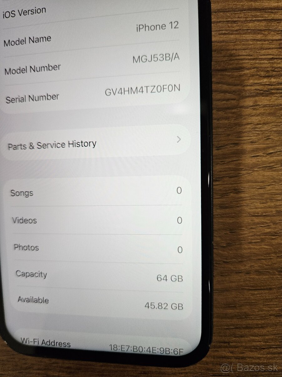 Iphone 12 black 64gb 100% zdravia batera - 4