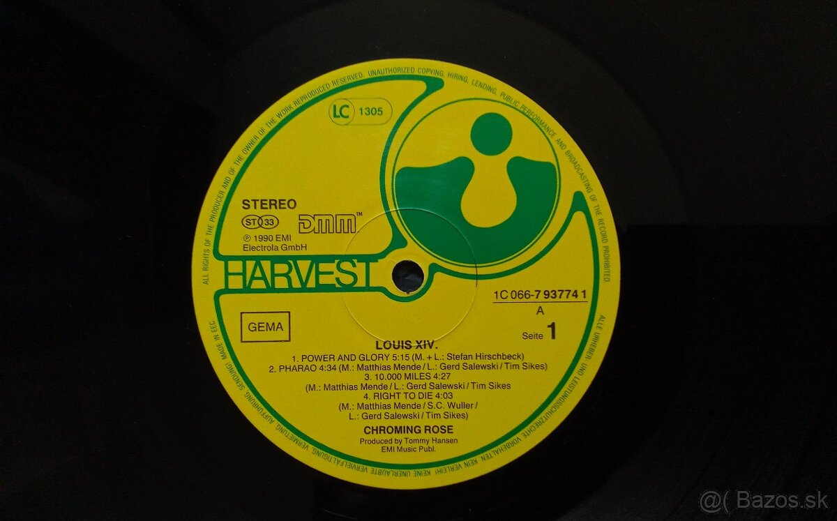 LP CHROMING ROSE-Louis XIV 1990 - 4