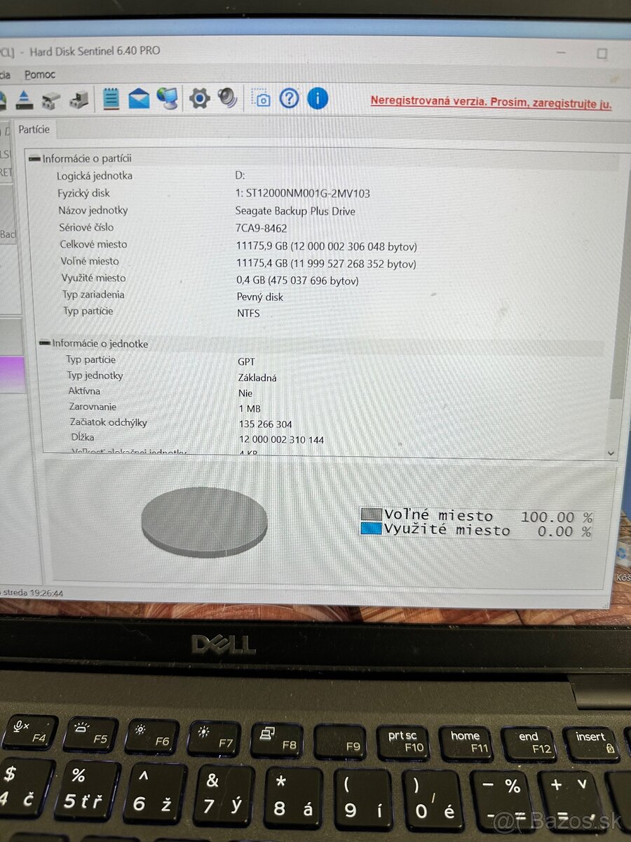 Predám externý pevný disk Seagate Backup Plus Hub 12TB - 4