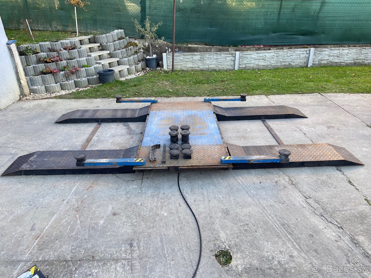 Pneumatický nožnicový zdvihák HOMOLA - 4