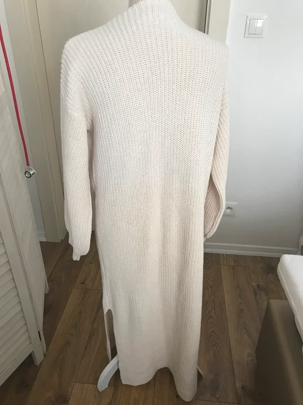 Dlhý dámsky sveter - 4