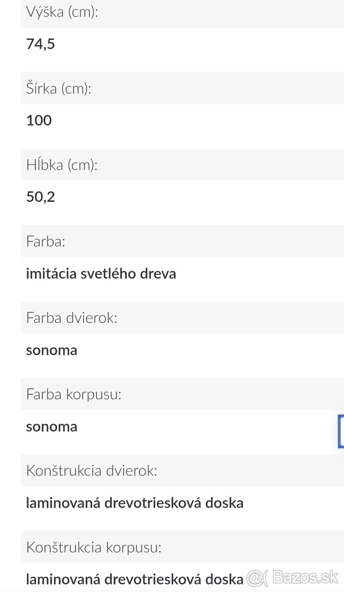 Predám pracovný stôl – Dub Sonoma - 4