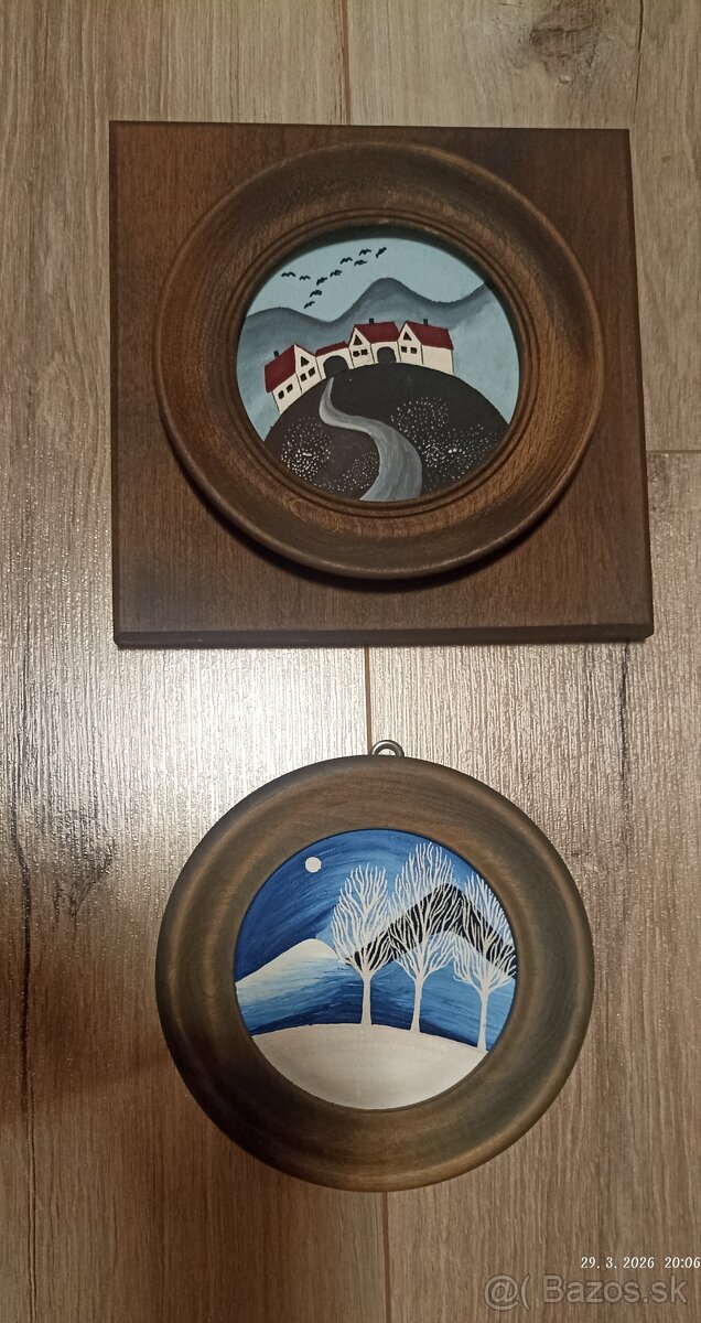 Miniatúry -tempera na plátne - 4