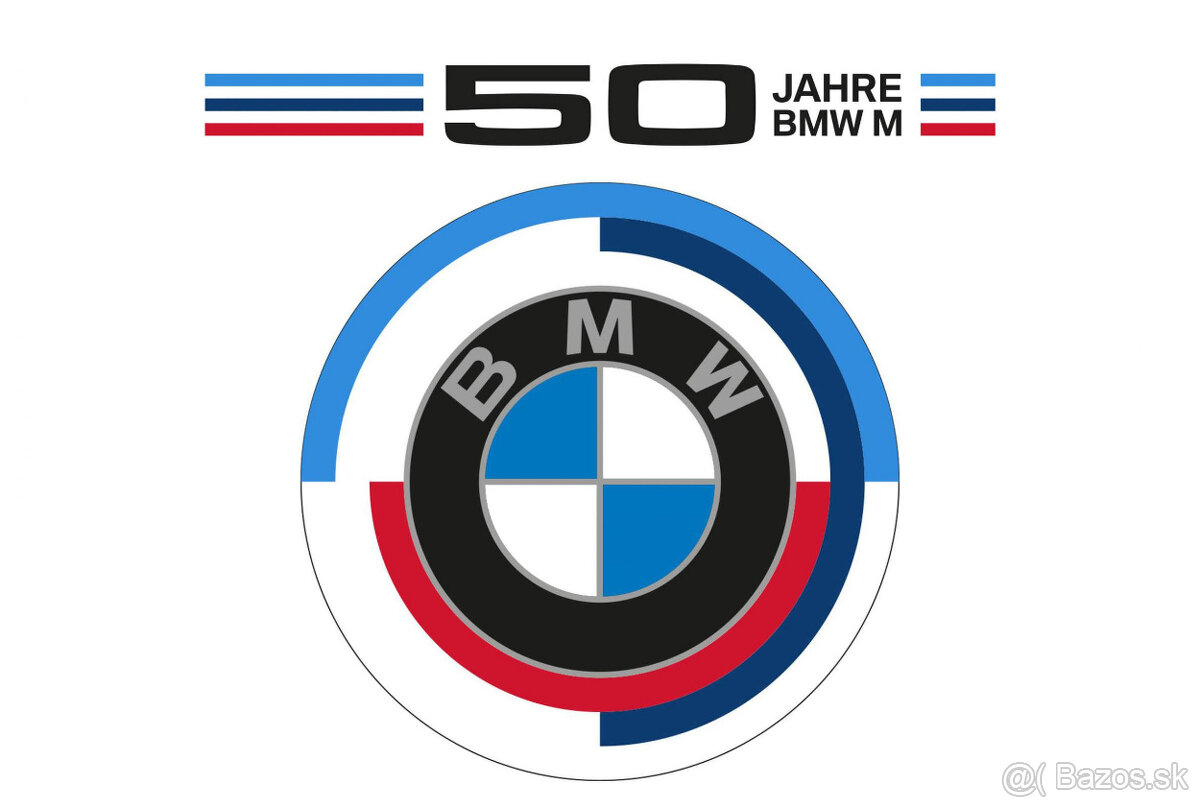 znak na kapotu – 50. výročie BMW M - 4