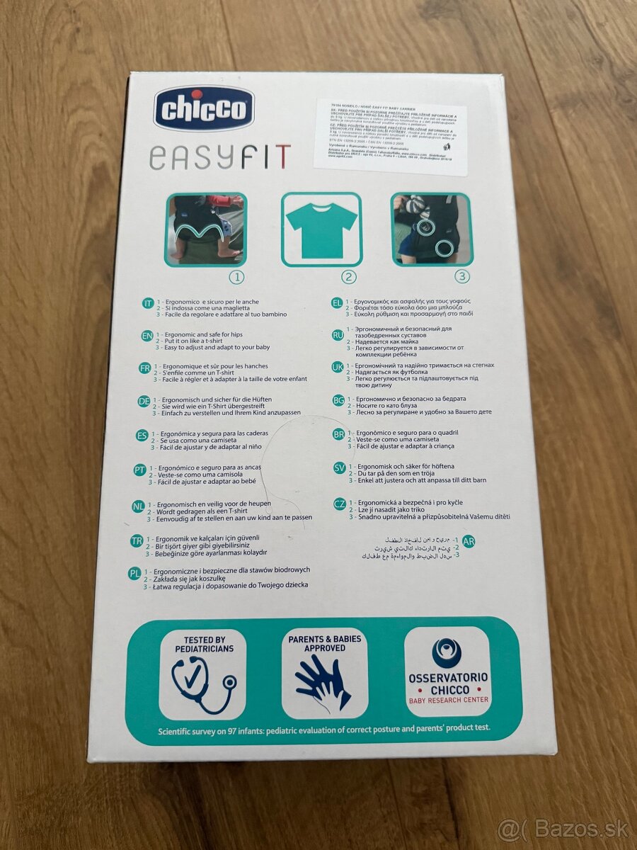 CHICCO detské nosidlo Easy Fit Black Night - 4