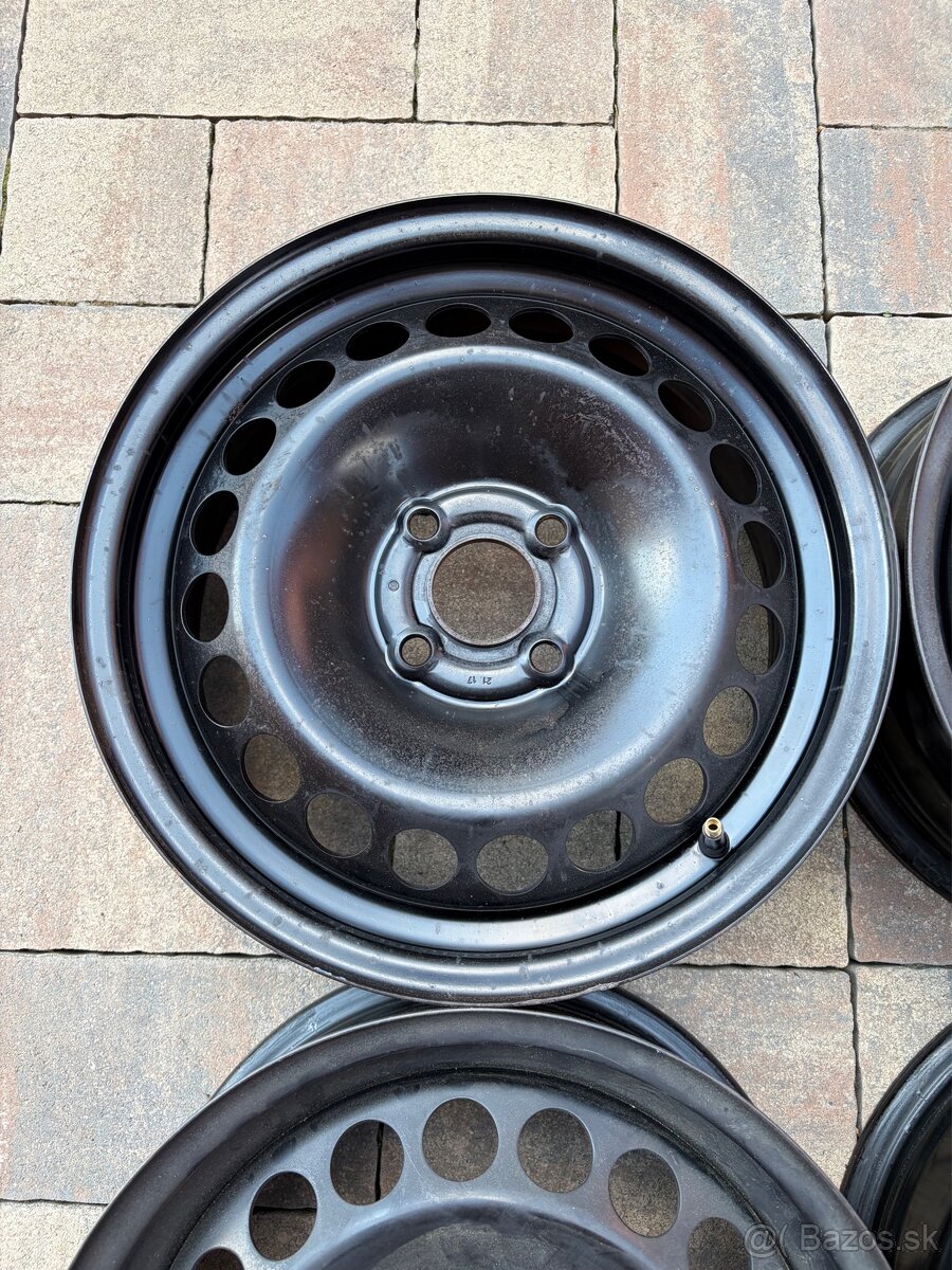 Plech. disky Opel R15, 4x100 - 4