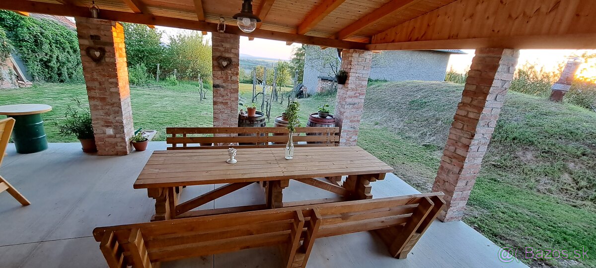 Drevený záhradný nábytok - 4