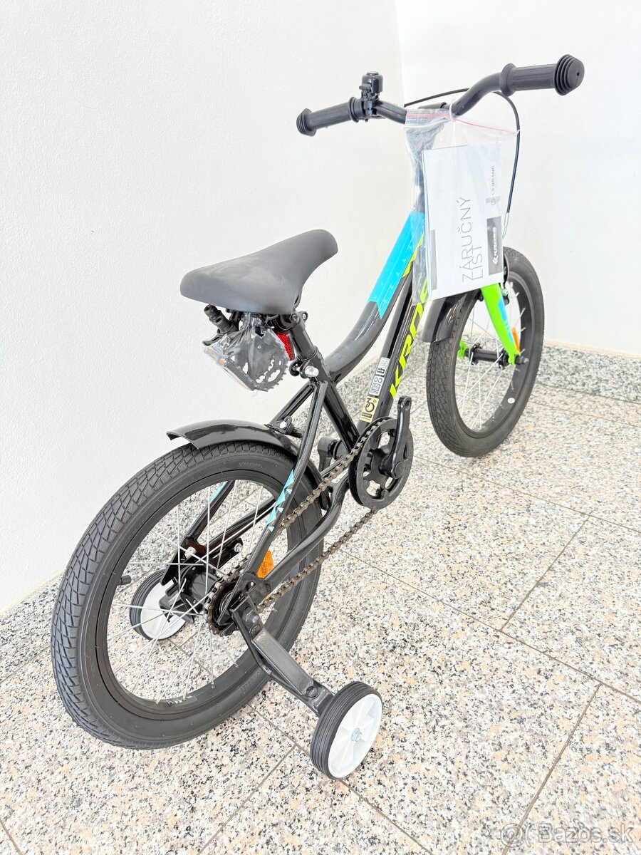 Kross Racer 3.0, 16“, detský bicykel, Black lime blue glossy - 4