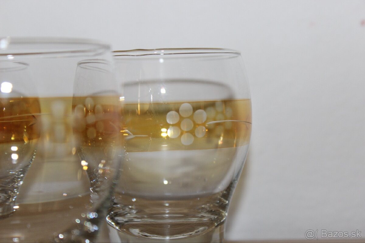 Set vintage pohárov - 4