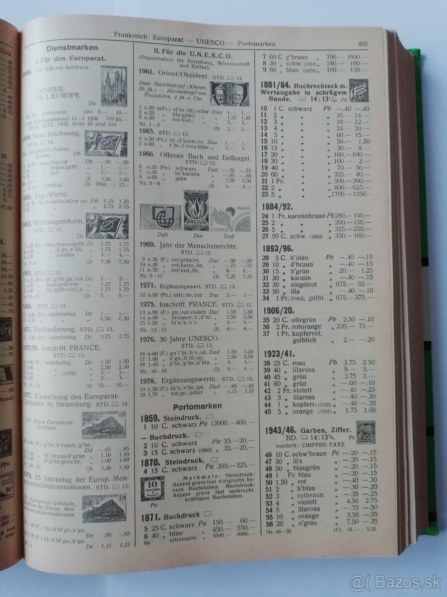 Katalógy Zumstein - 4